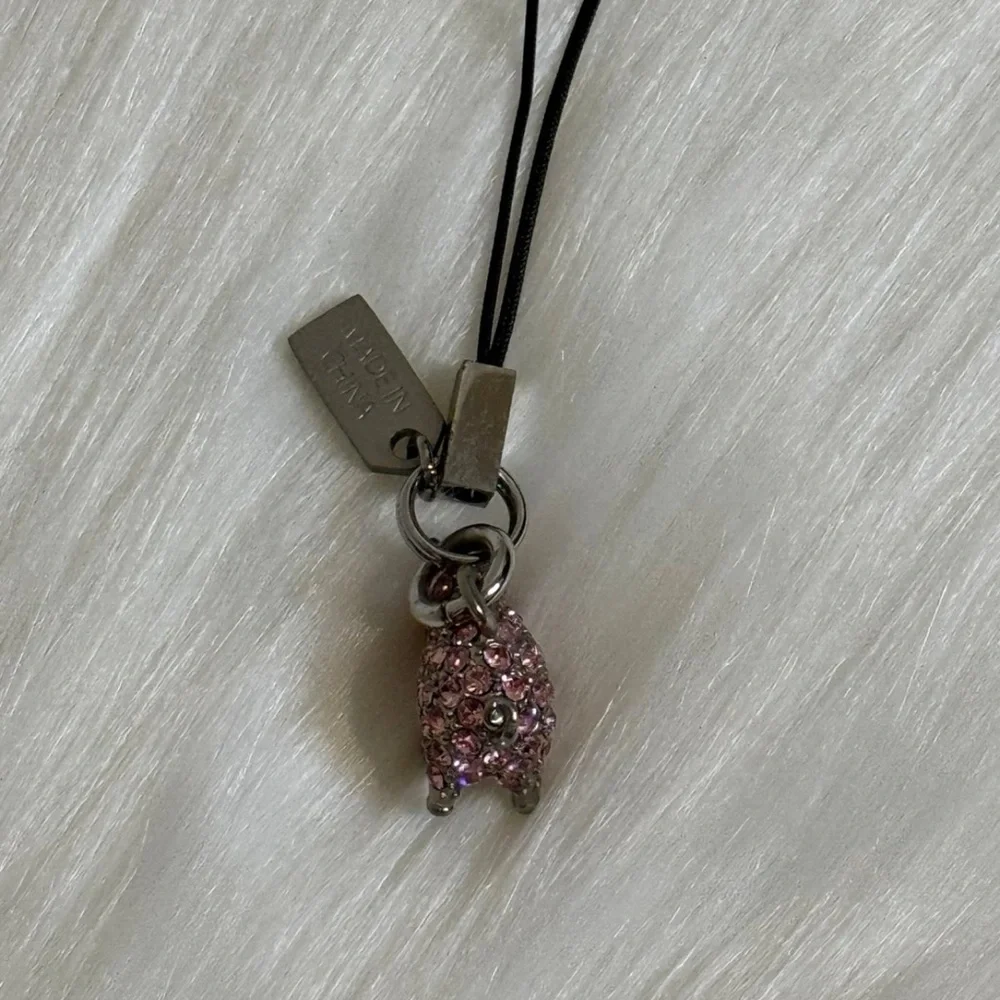 Coach Mini Pig Rhinestone Charm - Picture 4 of 6